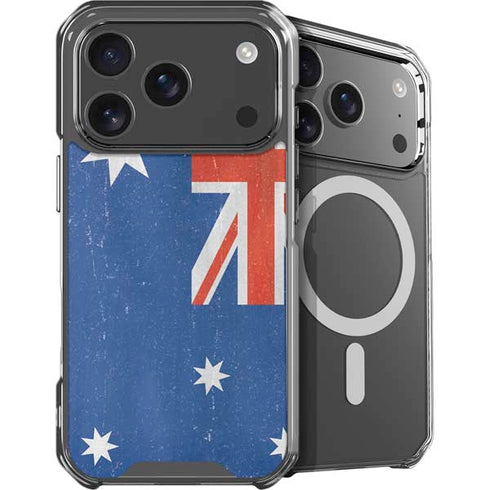 Australia Flag Distressed iPhone 17 Pro MagSafe Case